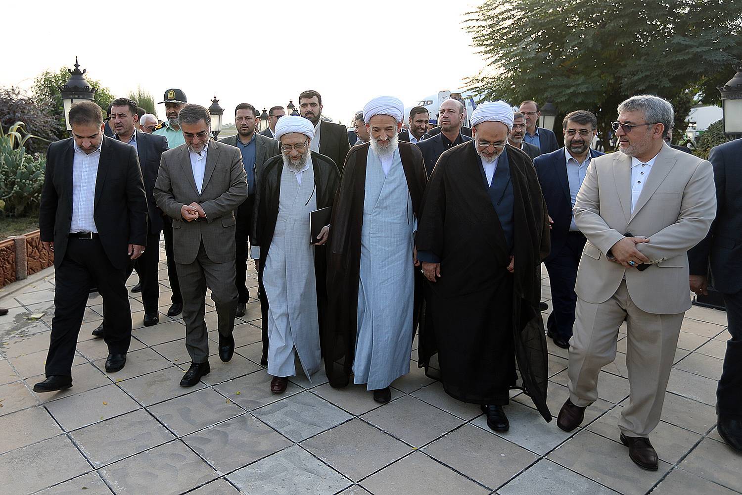 ورود رئیس مجمع تشخیص مصلحت نظام به ساری