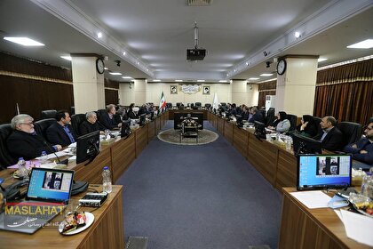 گزارش تصویری دومین جلسه بررسی راهکارهای مدیریت منابع آب در کمیسیون زیربنایی مجمع تشخیص