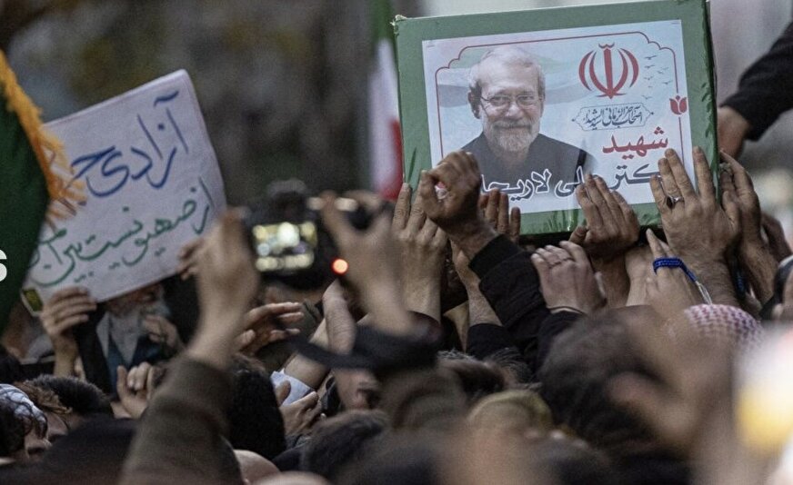 پیکر شهید لاریجانی در جوار حرم حضرت معصومه آرام گرفت