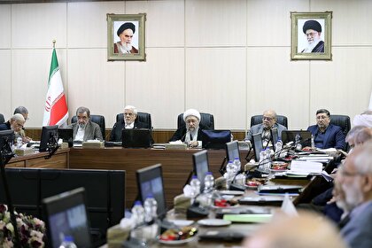 گزارش تصویری جلسه صحن مجمع تشخیص مصلحت نظام با موضوع ادامه بررسی پیش نویس سیاست های کلی پولی و بانکی