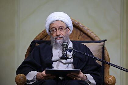 فیلم/ توصیف آیت‌الله آملی لاریجانی از قدرت های استکباری و دیکتاتور عالم