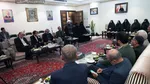  دیدار نمایندگان ادوار مجلس شورای اسلامی با خانواده شهیدان لاریجانی