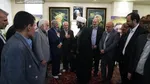  دیدار نمایندگان ادوار مجلس شورای اسلامی با خانواده شهیدان لاریجانی