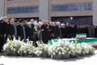 گزارش تصویری مراسم اقامه نماز بر پیکر مطهر رهبر شهید انقلاب و خانواده ایشان