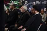 دومین شب مراسم عزاداری سیدالشهدا در منزل شهیدان لاریجانی با حضور رئیس جمهور 