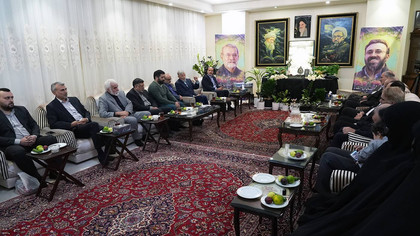 گزارش تصویری دیدار جمعی از نمایندگان ادوار مجلس شورای اسلامی با خانواده شهیدان لاریجانی