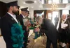 خادمان حرم حضرت معصومه (س) با پرچم  متبرک در مجمع تشخیص حضور یافتند