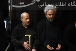 دومین شب مراسم عزاداری سیدالشهدا در منزل شهیدان لاریجانی با حضور رئیس جمهور 
