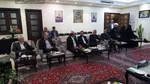  دیدار نمایندگان ادوار مجلس شورای اسلامی با خانواده شهیدان لاریجانی