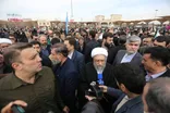 آیت الله آملی لاریجانی در راهپیمایی 22 بهمن حضور یافت 
