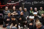 دومین شب مراسم عزاداری سیدالشهدا در منزل شهیدان لاریجانی با حضور رئیس جمهور 