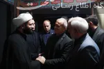 دومین شب مراسم عزاداری سیدالشهدا در منزل شهیدان لاریجانی با حضور رئیس جمهور 