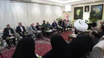  دیدار نمایندگان ادوار مجلس شورای اسلامی با خانواده شهیدان لاریجانی
