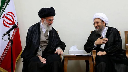 نماهنگ | لحظاتی از برخی دیدارها و گفت‌وگوهای آیت ‌الله صادق آملی لاریجانی با رهبر شهید انقلاب، حضرت آیت‌ الله العظمی سیدعلی خامنه‌ای (رضوان‌الله‌علیه)