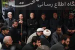 دومین شب مراسم عزاداری سیدالشهدا در منزل شهیدان لاریجانی با حضور رئیس جمهور 