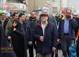 گزارش تصویری حضور دبیر مجمع تشخیص مصلحت نظام در راهپیمایی ۲۲ بهمن تهران