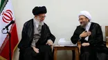 نماهنگ | لحظاتی از برخی دیدارها و گفت‌وگوهای آیت ‌الله صادق آملی لاریجانی با رهبر شهید انقلاب، حضرت آیت‌ الله العظمی سیدعلی خامنه‌ای (رضوان‌الله‌علیه)