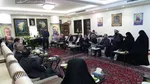  دیدار نمایندگان ادوار مجلس شورای اسلامی با خانواده شهیدان لاریجانی