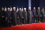ادای احترام رئیس مجمع تشخیص و سران قوا به پیکر مطهر رهبر شهید انقلاب 